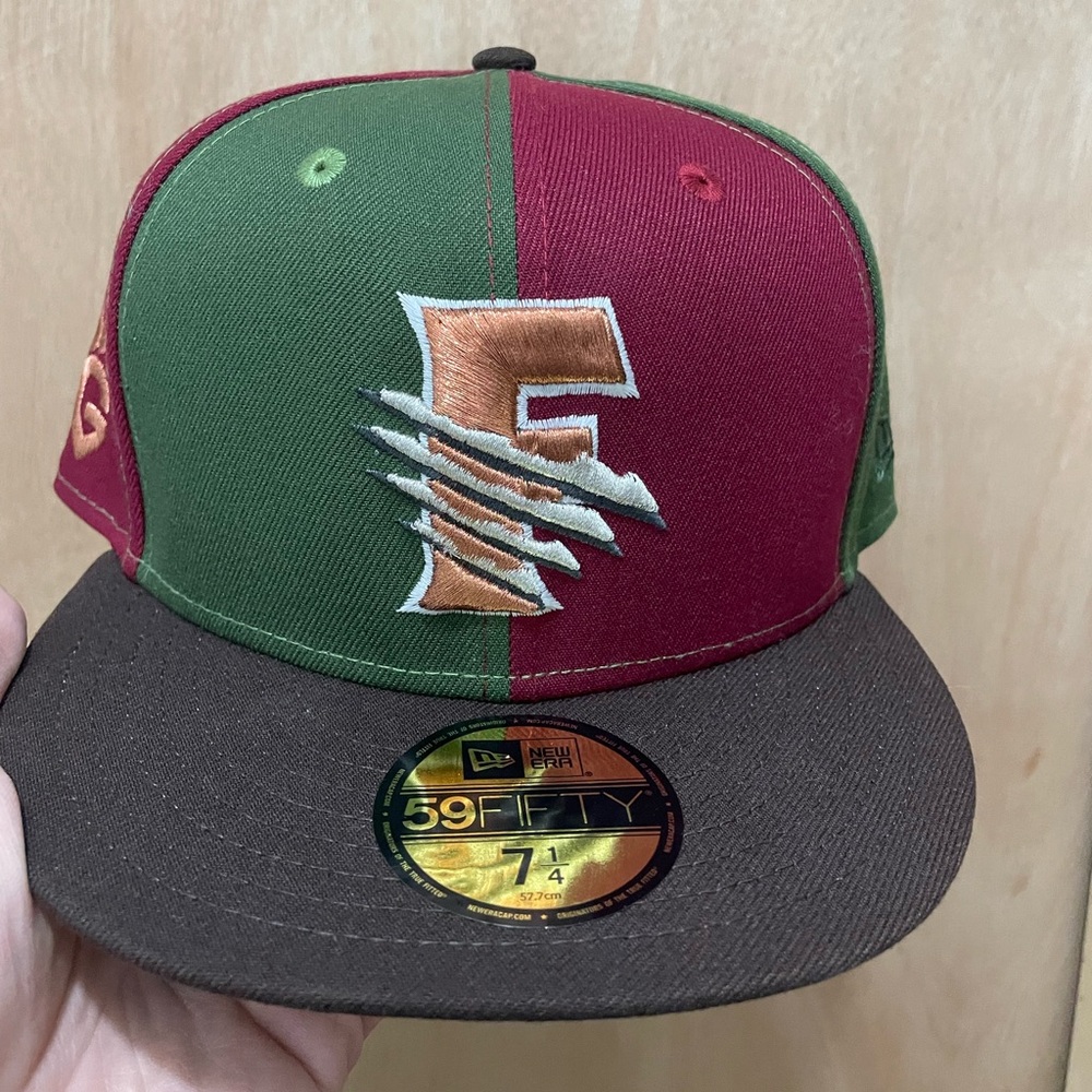 Topperz horror pack Freddie Fresno grizzlies size 7 1/4 new era fitted brand new